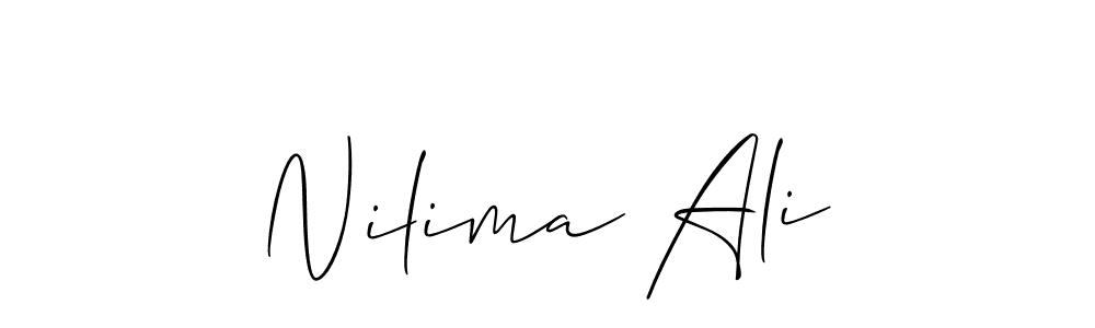 Once you've used our free online signature maker to create your best signature Allison_Script style, it's time to enjoy all of the benefits that Nilima Ali name signing documents. Nilima Ali signature style 2 images and pictures png