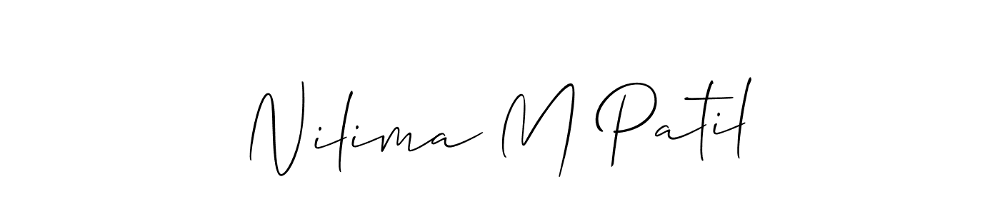 You can use this online signature creator to create a handwritten signature for the name Nilima M Patil. This is the best online autograph maker. Nilima M Patil signature style 2 images and pictures png