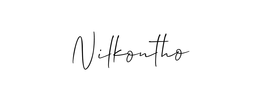 Also You can easily find your signature by using the search form. We will create Nilkontho name handwritten signature images for you free of cost using Allison_Script sign style. Nilkontho signature style 2 images and pictures png