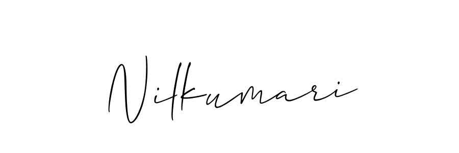 Make a beautiful signature design for name Nilkumari. With this signature (Allison_Script) style, you can create a handwritten signature for free. Nilkumari signature style 2 images and pictures png