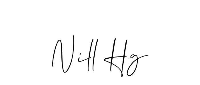 Check out images of Autograph of Nill Hg name. Actor Nill Hg Signature Style. Allison_Script is a professional sign style online. Nill Hg signature style 2 images and pictures png