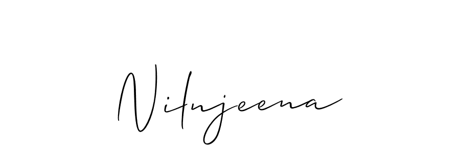 Make a beautiful signature design for name Nilnjeena. Use this online signature maker to create a handwritten signature for free. Nilnjeena signature style 2 images and pictures png