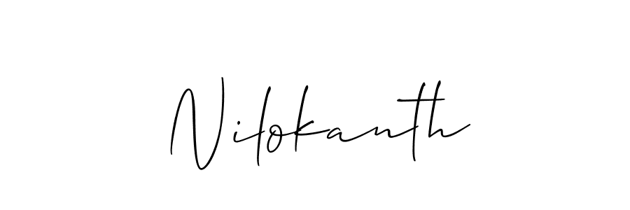 if you are searching for the best signature style for your name Nilokanth. so please give up your signature search. here we have designed multiple signature styles  using Allison_Script. Nilokanth signature style 2 images and pictures png