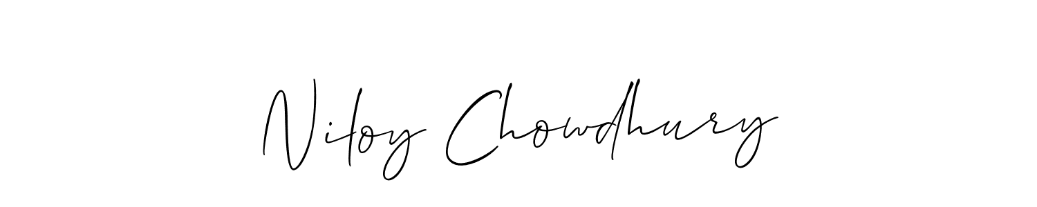 if you are searching for the best signature style for your name Niloy Chowdhury. so please give up your signature search. here we have designed multiple signature styles  using Allison_Script. Niloy Chowdhury signature style 2 images and pictures png
