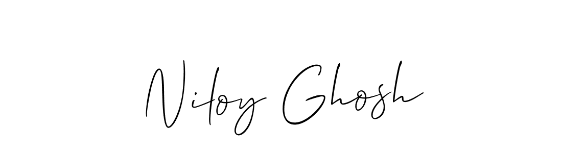 Niloy Ghosh stylish signature style. Best Handwritten Sign (Allison_Script) for my name. Handwritten Signature Collection Ideas for my name Niloy Ghosh. Niloy Ghosh signature style 2 images and pictures png