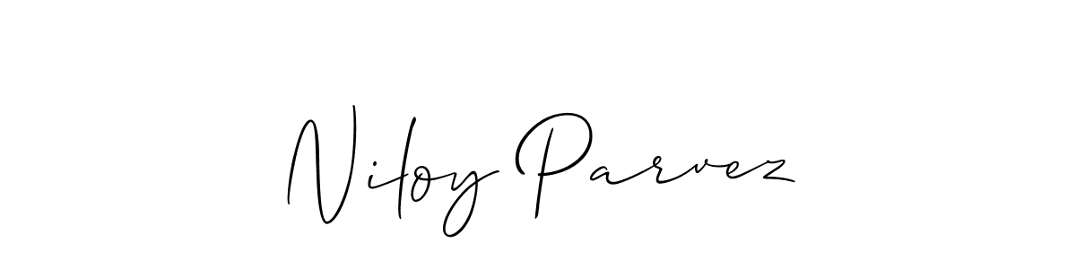 Similarly Allison_Script is the best handwritten signature design. Signature creator online .You can use it as an online autograph creator for name Niloy Parvez. Niloy Parvez signature style 2 images and pictures png