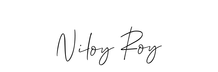 Allison_Script is a professional signature style that is perfect for those who want to add a touch of class to their signature. It is also a great choice for those who want to make their signature more unique. Get Niloy Roy name to fancy signature for free. Niloy Roy signature style 2 images and pictures png