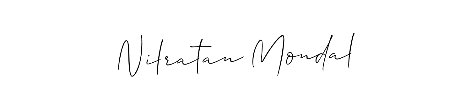Similarly Allison_Script is the best handwritten signature design. Signature creator online .You can use it as an online autograph creator for name Nilratan Mondal. Nilratan Mondal signature style 2 images and pictures png