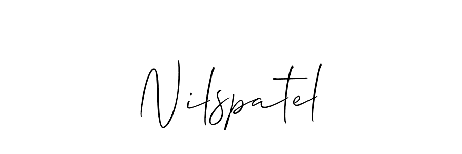 Make a short Nilspatel signature style. Manage your documents anywhere anytime using Allison_Script. Create and add eSignatures, submit forms, share and send files easily. Nilspatel signature style 2 images and pictures png