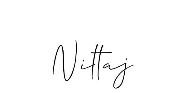 How to make Niltaj signature? Allison_Script is a professional autograph style. Create handwritten signature for Niltaj name. Niltaj signature style 2 images and pictures png