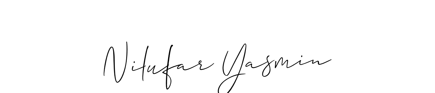 Here are the top 10 professional signature styles for the name Nilufar Yasmin. These are the best autograph styles you can use for your name. Nilufar Yasmin signature style 2 images and pictures png