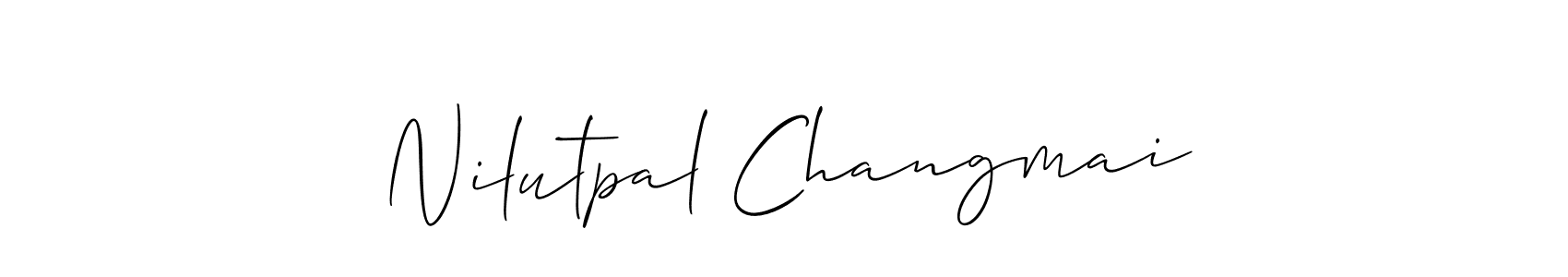 See photos of Nilutpal Changmai official signature by Spectra . Check more albums & portfolios. Read reviews & check more about Allison_Script font. Nilutpal Changmai signature style 2 images and pictures png