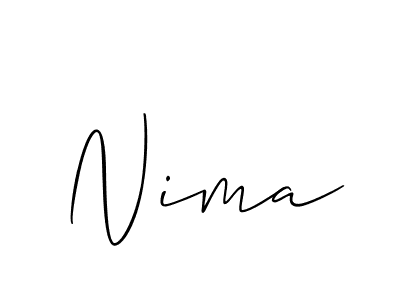 Best and Professional Signature Style for Nima. Allison_Script Best Signature Style Collection. Nima signature style 2 images and pictures png