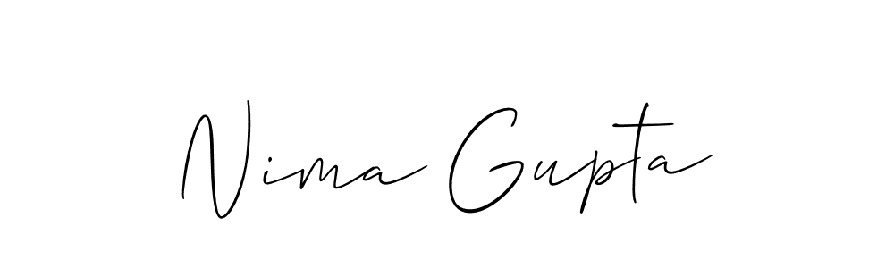 Check out images of Autograph of Nima Gupta name. Actor Nima Gupta Signature Style. Allison_Script is a professional sign style online. Nima Gupta signature style 2 images and pictures png