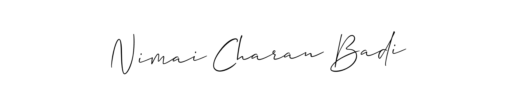 Make a beautiful signature design for name Nimai Charan Badi. With this signature (Allison_Script) style, you can create a handwritten signature for free. Nimai Charan Badi signature style 2 images and pictures png