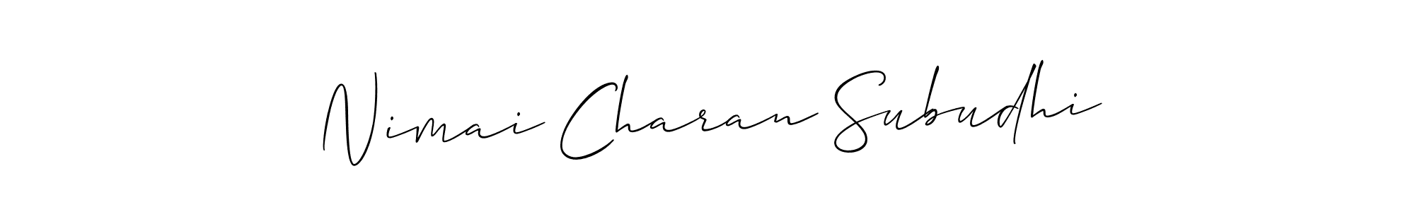 Check out images of Autograph of Nimai Charan Subudhi name. Actor Nimai Charan Subudhi Signature Style. Allison_Script is a professional sign style online. Nimai Charan Subudhi signature style 2 images and pictures png