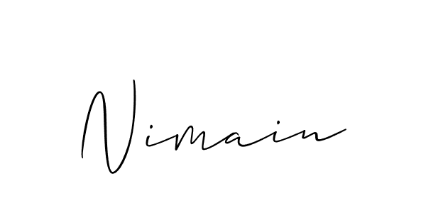 This is the best signature style for the Nimain name. Also you like these signature font (Allison_Script). Mix name signature. Nimain signature style 2 images and pictures png