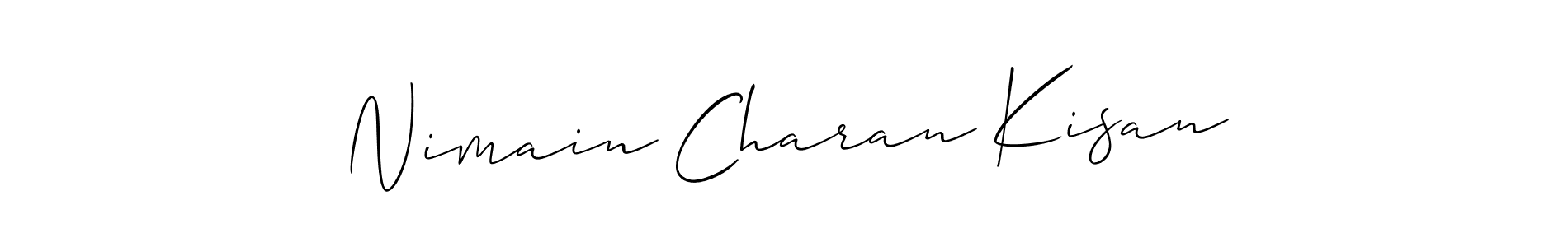 Design your own signature with our free online signature maker. With this signature software, you can create a handwritten (Allison_Script) signature for name Nimain Charan Kisan. Nimain Charan Kisan signature style 2 images and pictures png