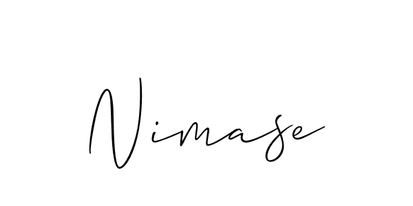 How to Draw Nimase signature style? Allison_Script is a latest design signature styles for name Nimase. Nimase signature style 2 images and pictures png