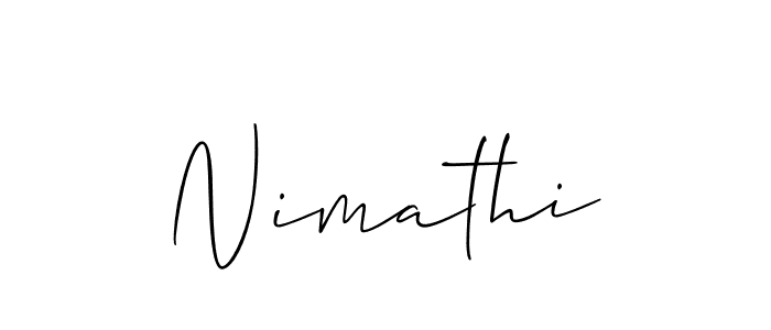 Best and Professional Signature Style for Nimathi. Allison_Script Best Signature Style Collection. Nimathi signature style 2 images and pictures png