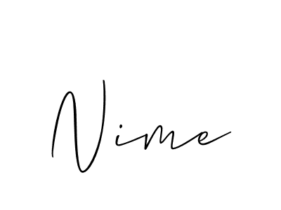 Here are the top 10 professional signature styles for the name Nime. These are the best autograph styles you can use for your name. Nime signature style 2 images and pictures png