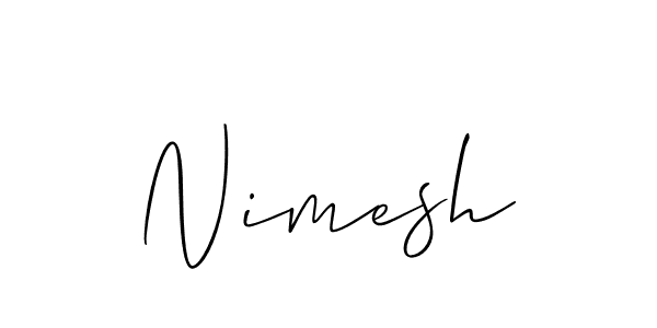 Make a short Nimesh signature style. Manage your documents anywhere anytime using Allison_Script. Create and add eSignatures, submit forms, share and send files easily. Nimesh signature style 2 images and pictures png