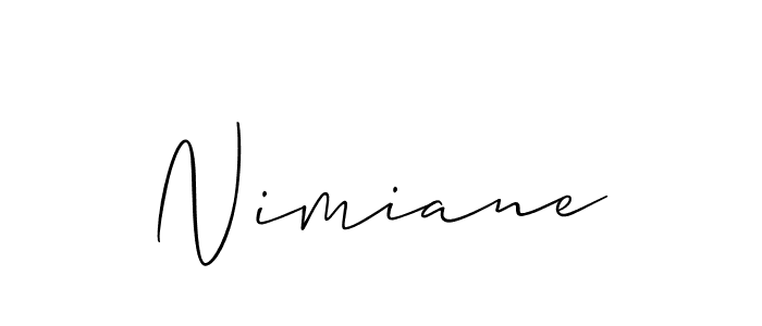 Make a beautiful signature design for name Nimiane. Use this online signature maker to create a handwritten signature for free. Nimiane signature style 2 images and pictures png