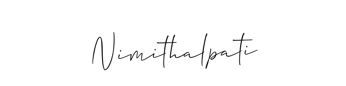 Make a beautiful signature design for name Nimithalpati. Use this online signature maker to create a handwritten signature for free. Nimithalpati signature style 2 images and pictures png
