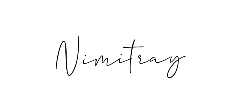 Also we have Nimitray name is the best signature style. Create professional handwritten signature collection using Allison_Script autograph style. Nimitray signature style 2 images and pictures png