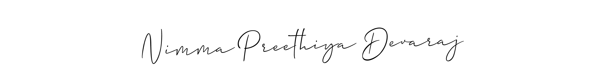 Best and Professional Signature Style for Nimma Preethiya Devaraj. Allison_Script Best Signature Style Collection. Nimma Preethiya Devaraj signature style 2 images and pictures png