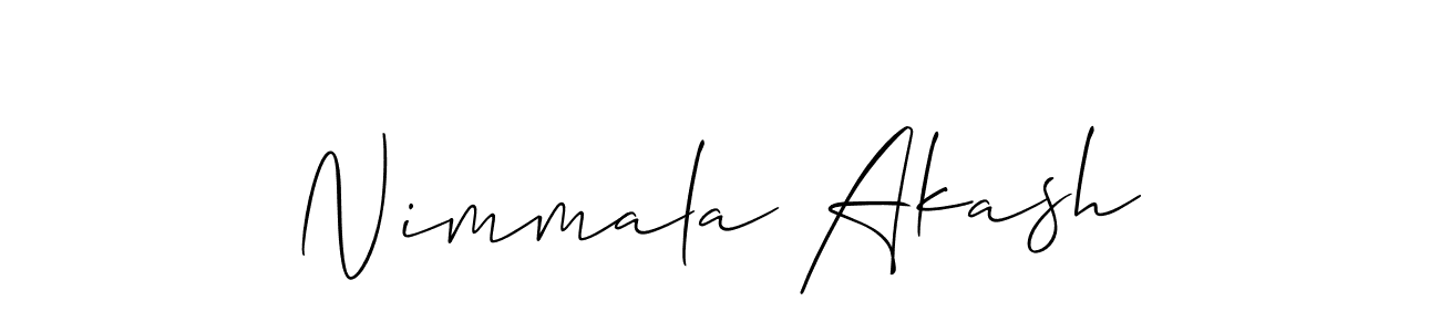 You can use this online signature creator to create a handwritten signature for the name Nimmala Akash. This is the best online autograph maker. Nimmala Akash signature style 2 images and pictures png