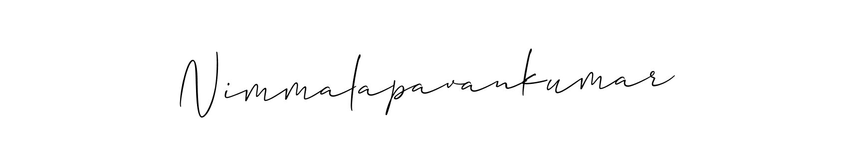 Best and Professional Signature Style for Nimmalapavankumar. Allison_Script Best Signature Style Collection. Nimmalapavankumar signature style 2 images and pictures png