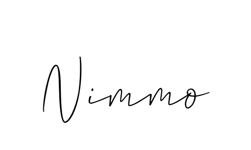 It looks lik you need a new signature style for name Nimmo. Design unique handwritten (Allison_Script) signature with our free signature maker in just a few clicks. Nimmo signature style 2 images and pictures png