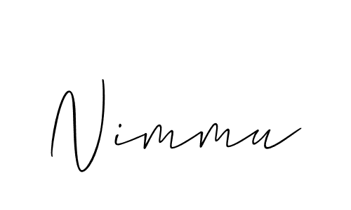 Also You can easily find your signature by using the search form. We will create Nimmu name handwritten signature images for you free of cost using Allison_Script sign style. Nimmu signature style 2 images and pictures png