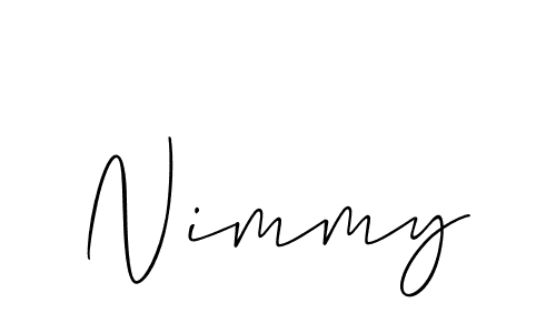 Best and Professional Signature Style for Nimmy. Allison_Script Best Signature Style Collection. Nimmy signature style 2 images and pictures png