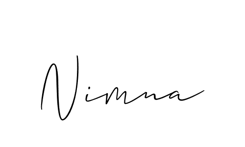 See photos of Nimna official signature by Spectra . Check more albums & portfolios. Read reviews & check more about Allison_Script font. Nimna signature style 2 images and pictures png