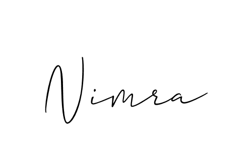 if you are searching for the best signature style for your name Nimra. so please give up your signature search. here we have designed multiple signature styles  using Allison_Script. Nimra signature style 2 images and pictures png