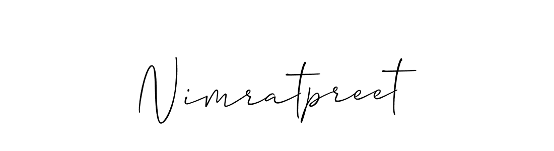 You can use this online signature creator to create a handwritten signature for the name Nimratpreet. This is the best online autograph maker. Nimratpreet signature style 2 images and pictures png