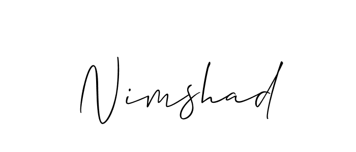 Here are the top 10 professional signature styles for the name Nimshad. These are the best autograph styles you can use for your name. Nimshad signature style 2 images and pictures png