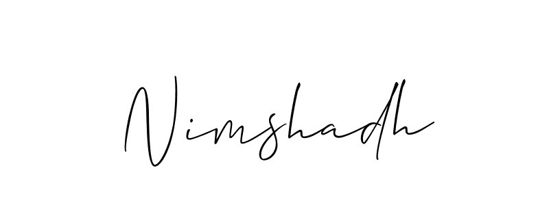 See photos of Nimshadh official signature by Spectra . Check more albums & portfolios. Read reviews & check more about Allison_Script font. Nimshadh signature style 2 images and pictures png