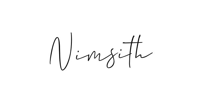 Here are the top 10 professional signature styles for the name Nimsith. These are the best autograph styles you can use for your name. Nimsith signature style 2 images and pictures png