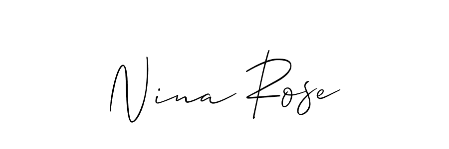 See photos of Nina Rose official signature by Spectra . Check more albums & portfolios. Read reviews & check more about Allison_Script font. Nina Rose signature style 2 images and pictures png