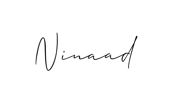 if you are searching for the best signature style for your name Ninaad. so please give up your signature search. here we have designed multiple signature styles  using Allison_Script. Ninaad signature style 2 images and pictures png