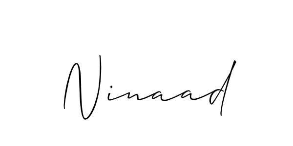 The best way (Allison_Script) to make a short signature is to pick only two or three words in your name. The name Ninaad include a total of six letters. For converting this name. Ninaad signature style 2 images and pictures png