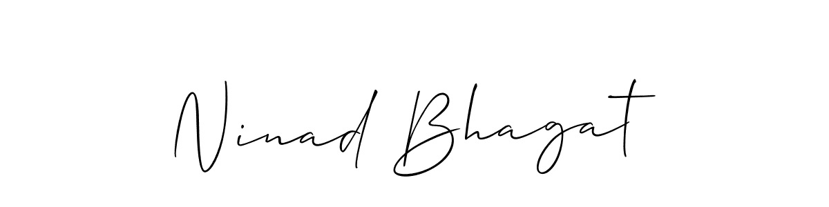 Also You can easily find your signature by using the search form. We will create Ninad Bhagat name handwritten signature images for you free of cost using Allison_Script sign style. Ninad Bhagat signature style 2 images and pictures png