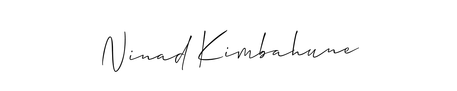 Once you've used our free online signature maker to create your best signature Allison_Script style, it's time to enjoy all of the benefits that Ninad Kimbahune name signing documents. Ninad Kimbahune signature style 2 images and pictures png