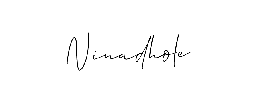 Also You can easily find your signature by using the search form. We will create Ninadhole name handwritten signature images for you free of cost using Allison_Script sign style. Ninadhole signature style 2 images and pictures png