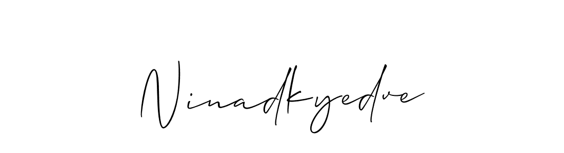 Make a beautiful signature design for name Ninadkyedve. Use this online signature maker to create a handwritten signature for free. Ninadkyedve signature style 2 images and pictures png