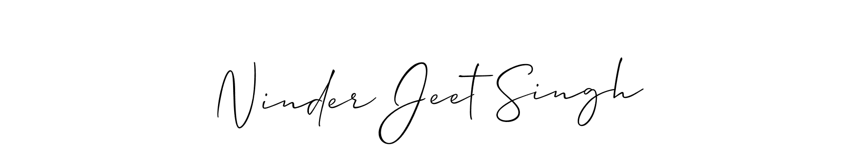 You should practise on your own different ways (Allison_Script) to write your name (Ninder Jeet Singh) in signature. don't let someone else do it for you. Ninder Jeet Singh signature style 2 images and pictures png