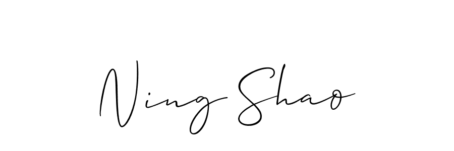 This is the best signature style for the Ning Shao name. Also you like these signature font (Allison_Script). Mix name signature. Ning Shao signature style 2 images and pictures png
